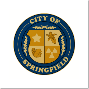 Springfield City Emblem Posters and Art